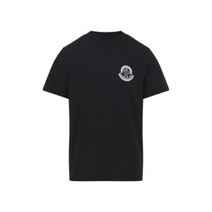 Moncler Black Cotton T-Shirt - NWT